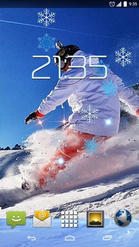 La captura de pantalla Snowboarding para celular y tableta.