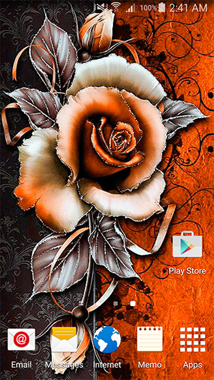 Descargar  Flor de la vendimia - los fondos gratis de pantalla para Android en el escritorio. 