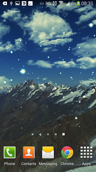 Descargar  Montañas invernales  - los fondos gratis de pantalla para Android en el escritorio. 