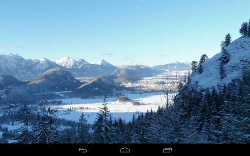 Descargar  Montañas de invierno  - los fondos gratis de pantalla para Android en el escritorio. 