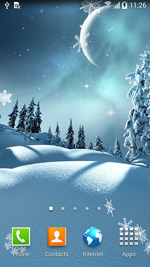 Descargar  Noche de invierno  - los fondos gratis de pantalla para Android en el escritorio. 