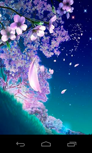 La captura de pantalla Sakura mágica 3D para celular y tableta.