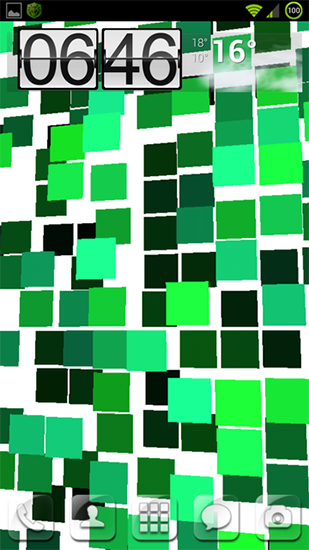 La captura de pantalla Paralaje de azulejos 3D para celular y tableta.