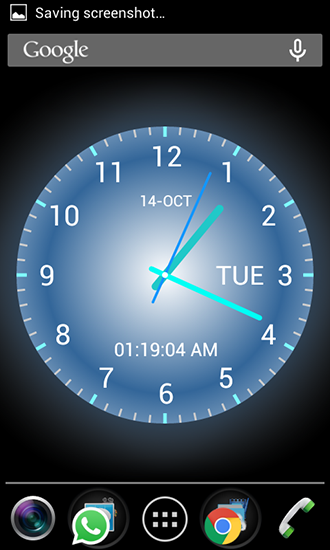 La captura de pantalla Relojes análogos  para celular y tableta.