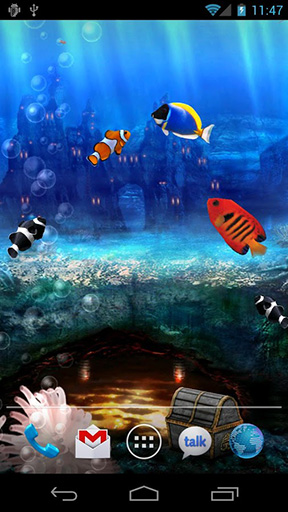 La captura de pantalla Aquario para celular y tableta.