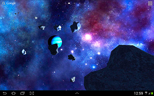 Descargar  Asteroides 3D - los fondos gratis de pantalla para Android en el escritorio. 