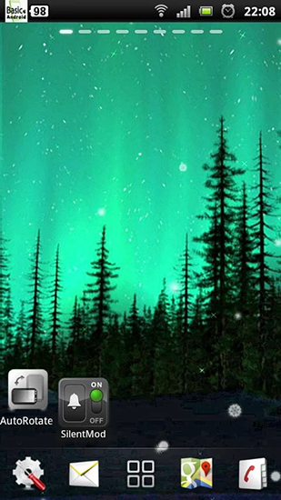 La captura de pantalla Aurora para celular y tableta.