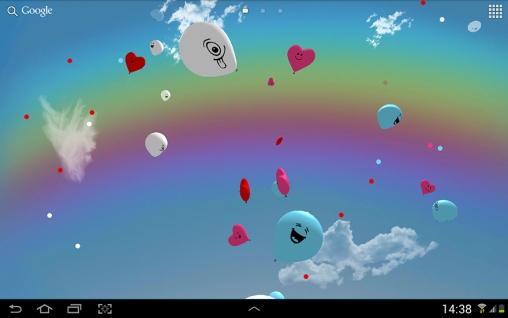 La captura de pantalla Globos 3D para celular y tableta.