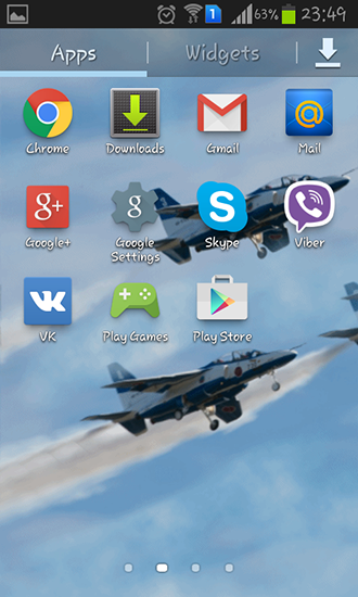 La captura de pantalla Impulso azul  para celular y tableta.