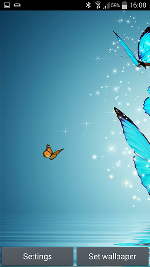 La captura de pantalla Mariposa  para celular y tableta.