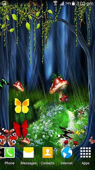 La captura de pantalla Mariposa: Naturaleza  para celular y tableta.
