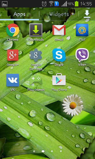 La captura de pantalla Margaritas y mariquitas para celular y tableta.