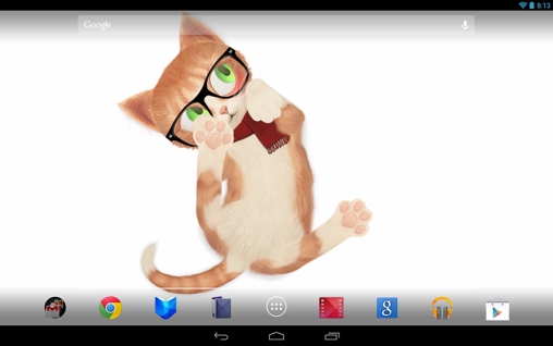 La captura de pantalla Gatito HD para celular y tableta.