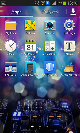 La captura de pantalla Luces de colores para celular y tableta.