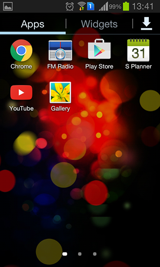 La captura de pantalla Neón colorido   para celular y tableta.