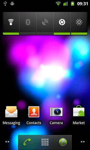 La captura de pantalla Colores locos para celular y tableta.