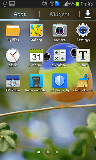 La captura de pantalla Pájaro lindo para celular y tableta.