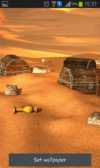 La captura de pantalla Desierto de tesoros para celular y tableta.