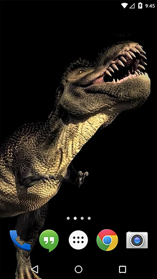 La captura de pantalla Dino T-Rex 3D para celular y tableta.