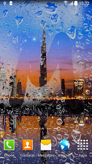 La captura de pantalla Dubai nocturno para celular y tableta.
