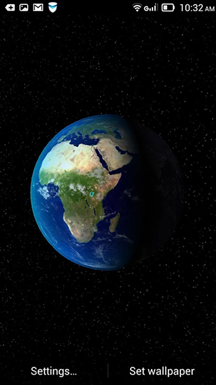 La captura de pantalla Tierra dinámica  para celular y tableta.