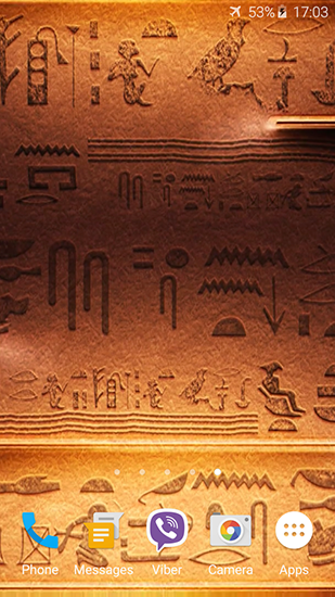 La captura de pantalla Temática egiptiana  para celular y tableta.