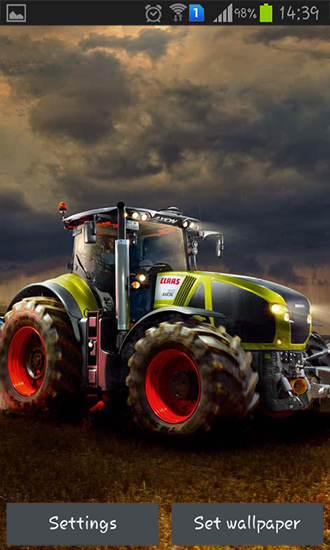 La captura de pantalla Tractor agrícola 3D para celular y tableta.