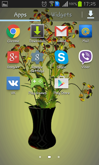 La captura de pantalla Flores  para celular y tableta.