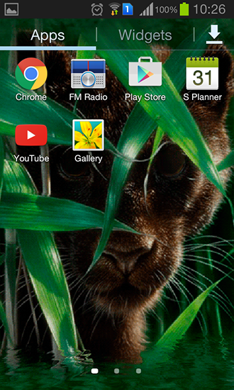 La captura de pantalla Pantera del bosque  para celular y tableta.