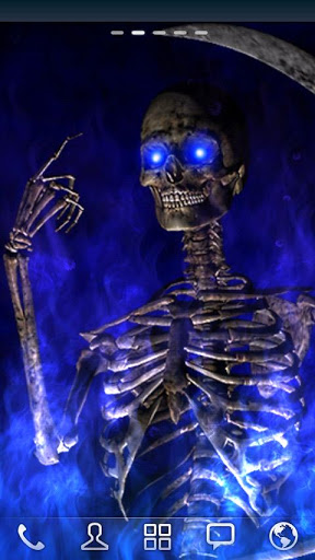La captura de pantalla Esqueleto del fuego infernal para celular y tableta.