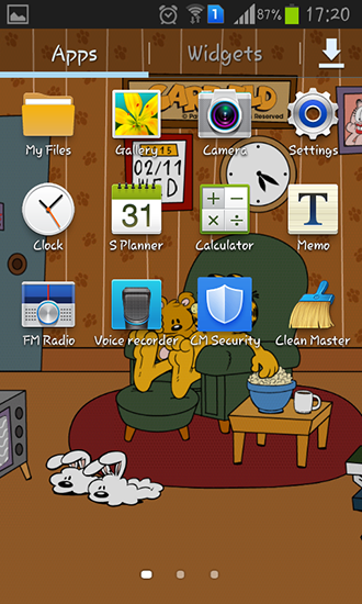 La captura de pantalla Dulce Hogar: Garfield para celular y tableta.