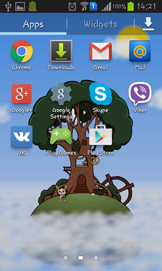 La captura de pantalla Árbol casa para celular y tableta.