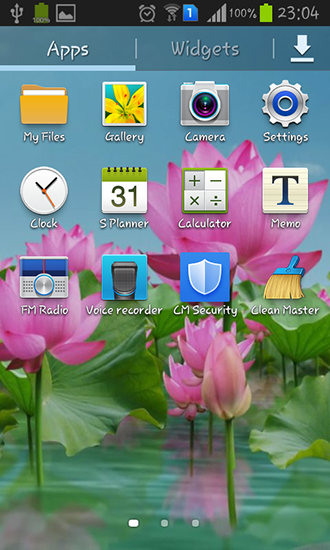 La captura de pantalla Estanque de loto para celular y tableta.