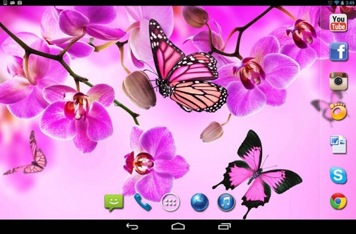 La captura de pantalla Mariposas maravillosas para celular y tableta.