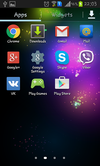 La captura de pantalla Mega partículas  para celular y tableta.