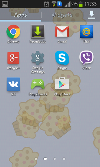 La captura de pantalla Muffins para celular y tableta.