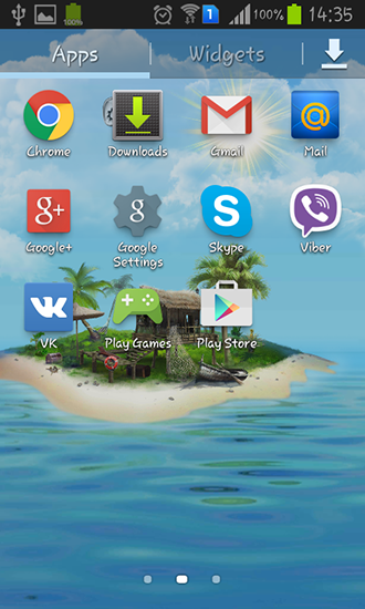 La captura de pantalla Isla misteriosa para celular y tableta.