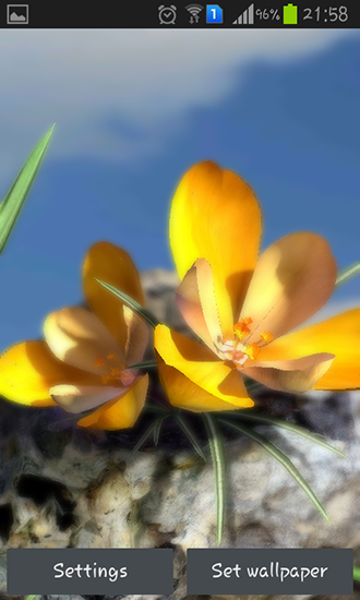 La captura de pantalla Fauna: Flores 3D de primavera  para celular y tableta.