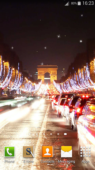 La captura de pantalla Noche en París  para celular y tableta.