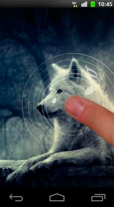 La captura de pantalla Noche de lobos para celular y tableta.