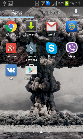La captura de pantalla Explosión nuclear para celular y tableta.
