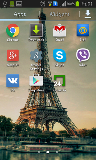 La captura de pantalla París: Torre de Eiffel para celular y tableta.