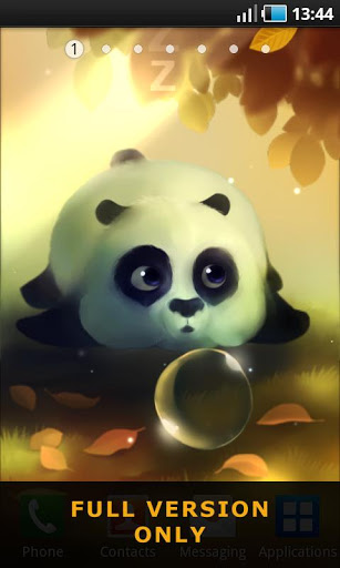 La captura de pantalla Panda chiquito para celular y tableta.
