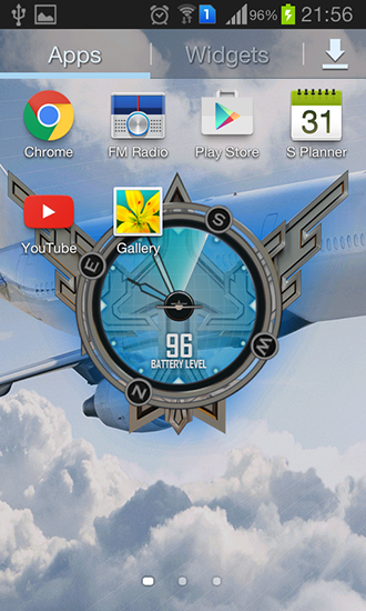 La captura de pantalla Aviones de pasajeros HD para celular y tableta.