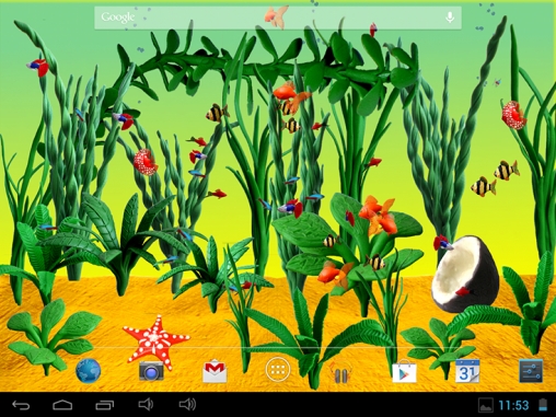 La captura de pantalla Acuario de plastilina para celular y tableta.
