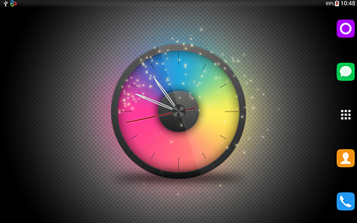 La captura de pantalla Relojes de arco iris  para celular y tableta.