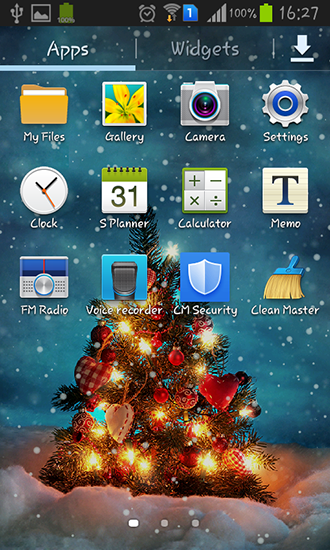 La captura de pantalla Nieve real  para celular y tableta.