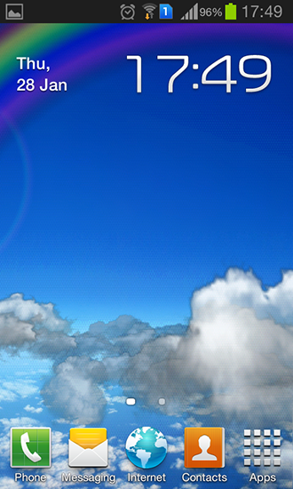 La captura de pantalla Nubes flotantes  para celular y tableta.