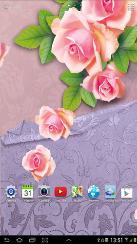 La captura de pantalla Rosas para celular y tableta.