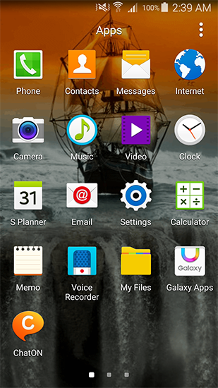 La captura de pantalla Velero para celular y tableta.